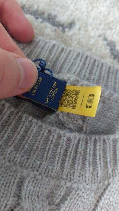 Pulover Ralph Lauren Gri S Y2k Old Money