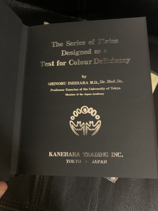 Carte de testare ishihara 38 de planse