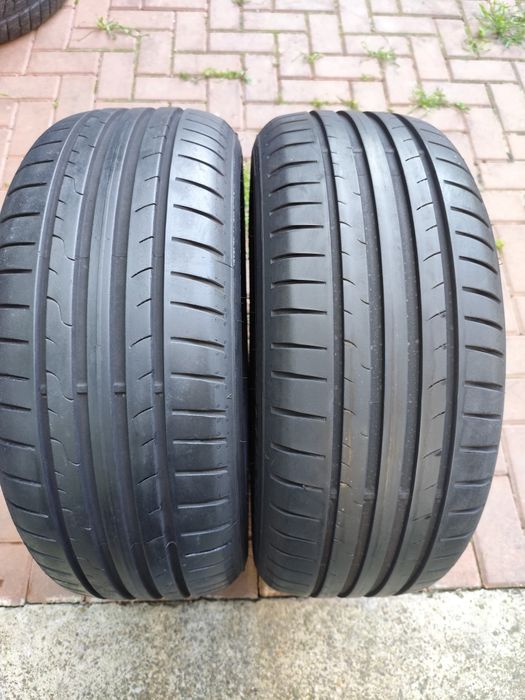 2 anvelope de vara Dunlop,2 Continental  205-55-16