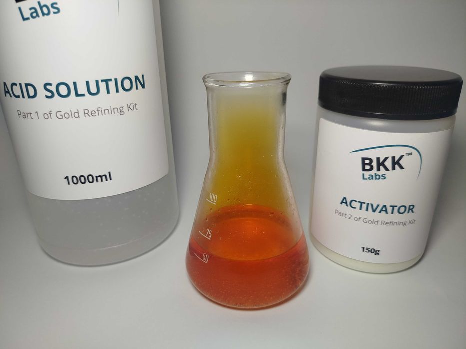BKK Labs – GOLD REFINING KIT | Система за химическо рафиниране на злато