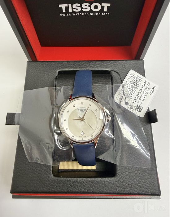 Оригинальные новые Tissot Odaci женские часы с бриллиантами Швейцария
