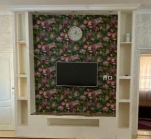 Телевизор мен холодильник