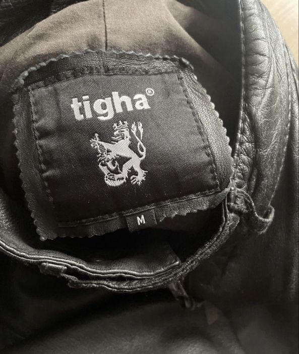 tigha / мъжко кожено(естествена) яке M