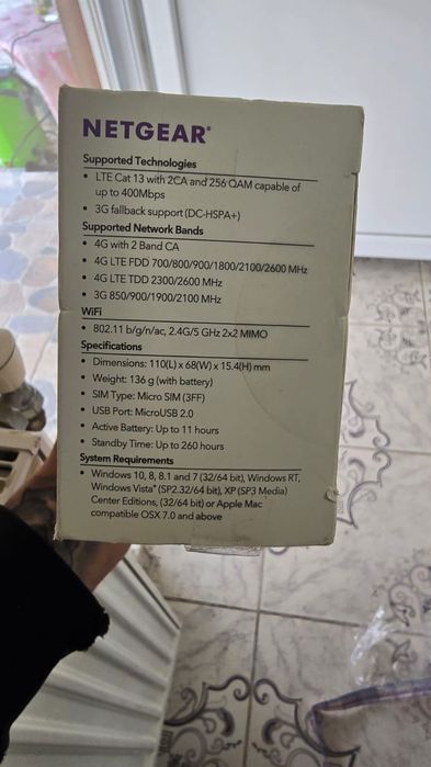 NETGEAR AirCard 797 Echipament rețea wireless