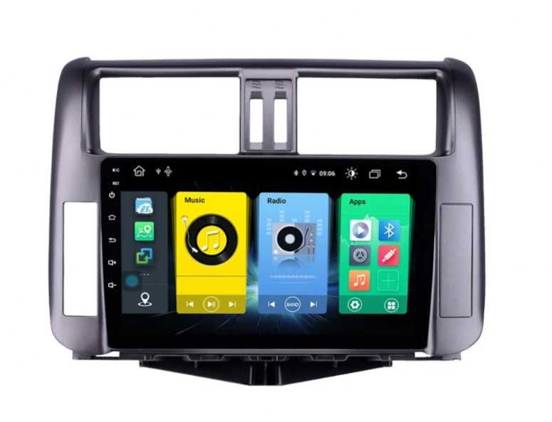9-инчова мултимедия за TOYOTA Land Cruiser 150 Prado (2010–2013)камера