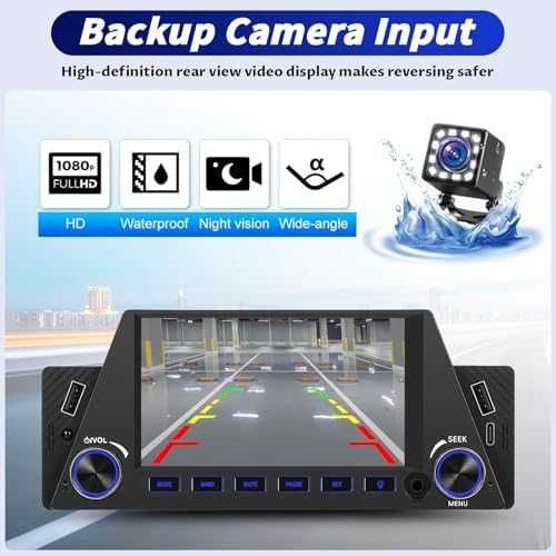 Нова 1DIN мултимедия – CarPlay, FM, USB, управление от волана, камера