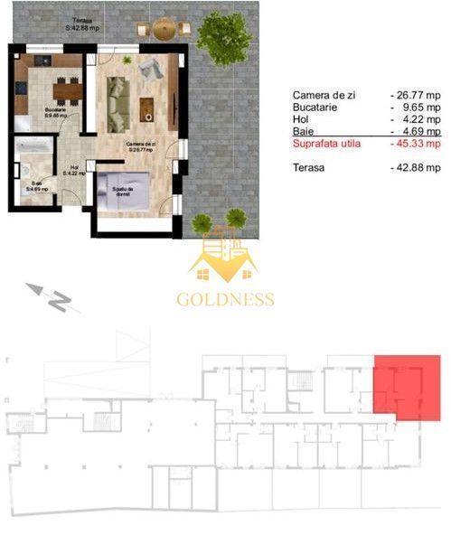 2 camere cu gradina proprie Central. Bloc 2021. Zona UBB Drept! — fotografia 2