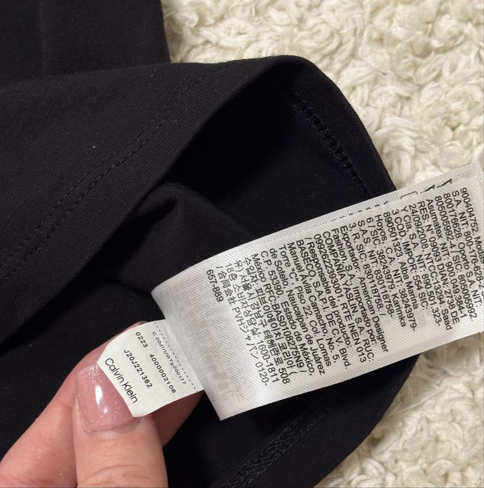 Calvin Klein jeans къс топ с лого