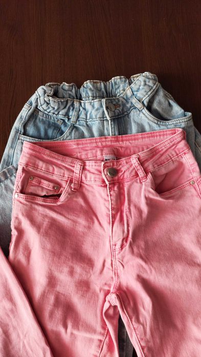 сет Дънки за момиче + подарък тениска Nike