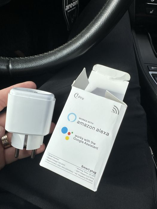 Priză Smart WiFi compatibilă cu Alexa & Google Assistant