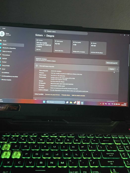 Vand laptop asus tuf gaming f15