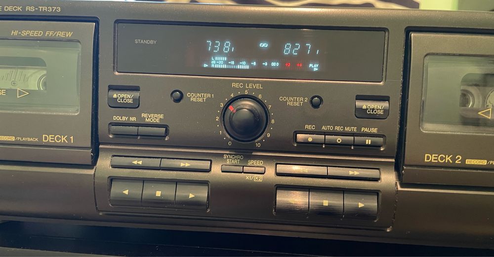 Casetofon deck Technics RS TR373 dublu, autoreverse