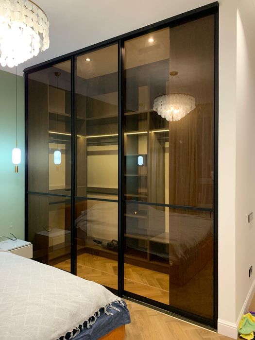 Перила из коленного стекла