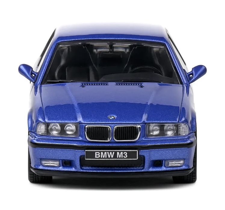 BMW E36 M3 COUPE machetă auto scara 1:43 (10 cm) albastru SOLIDO