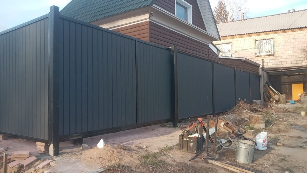 Заборы ворота под ключ