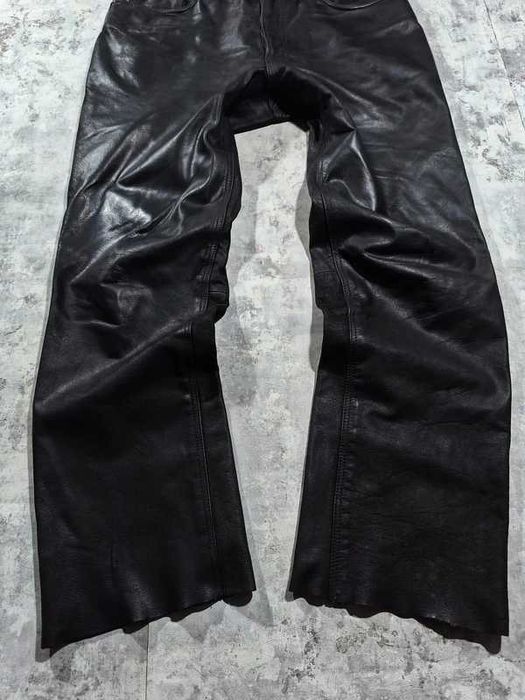 Pantaloni piele rockstar moto opium