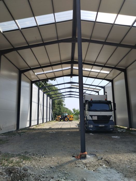 Structuri metalice și hale complete cu tabla sau panouri