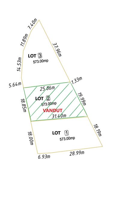 Teren de vanzare- Slatina, Str. Stejarului