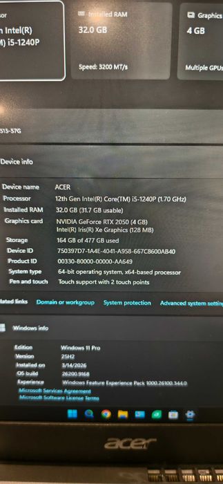 Acer Aspire 5 A515-57G-55H1