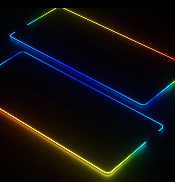Промо цена Геймърска подложка за мишка с RGB led осветление 80 Х 30 см