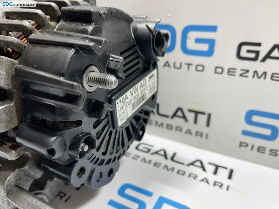 Alternator 110A Valeo Seat Toledo 4 1.2 TSI CBZA CBZB 2013 - 2015 Cod 03F903023E