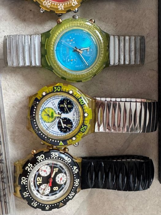 Lot 7 ceasuri Swatch Vintage anii '90