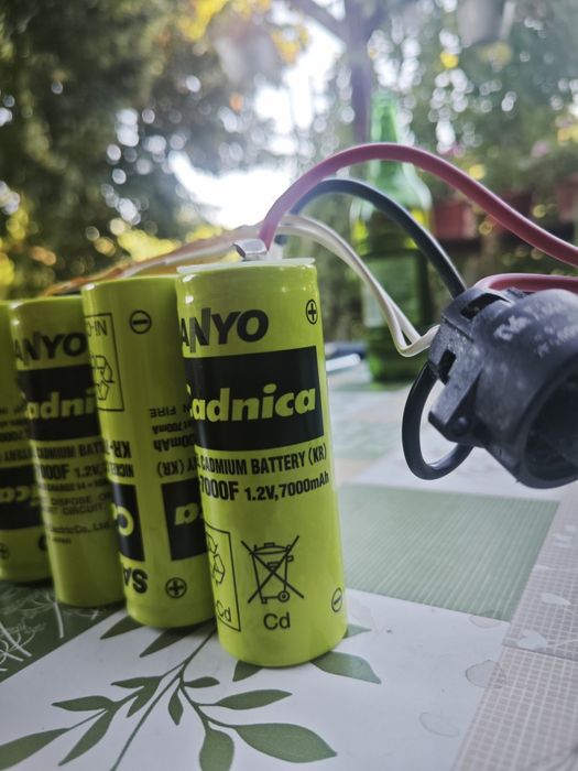 Celule Sanyo Cadnica / Panasonic KR-7000F Ni-Cd (F-Size) — 1,2 V, 7000