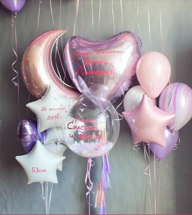 Шары на выписку Костанай