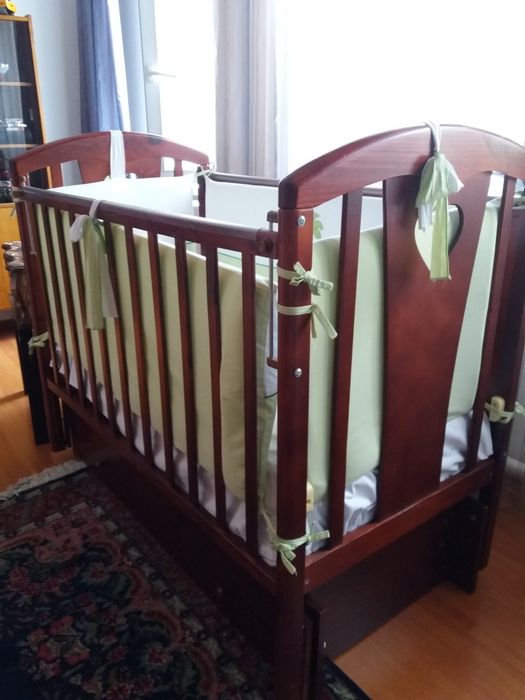 Детский манеж с ортопедическим матрасом