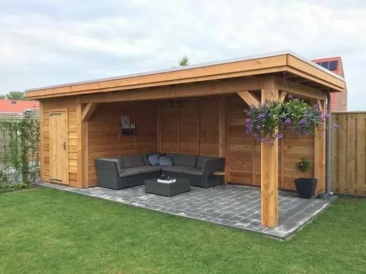 Foisoare si terasa moderna din lemn