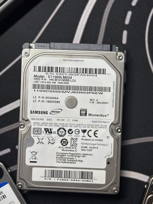 Жесткие диски HDD 2.5" (для ноутбука)