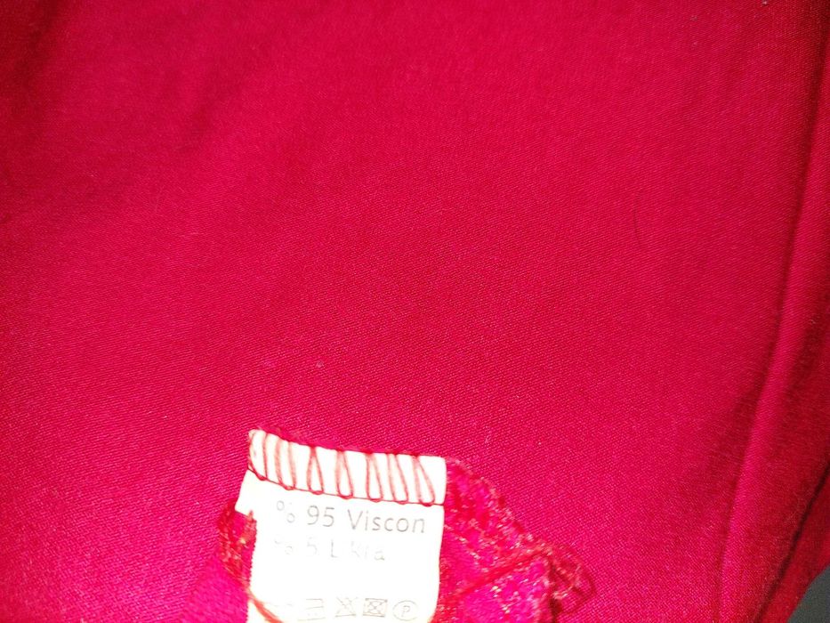 Tricou roșu cu pisică Dolce & Gabbana