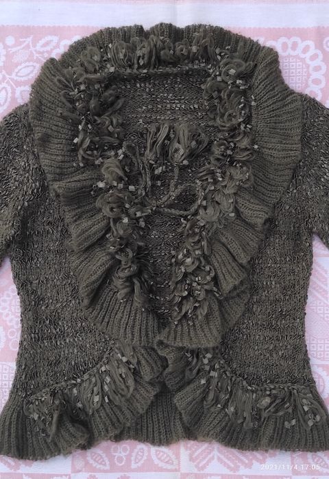Женская ажурная кофта. Нарядная и красивая!