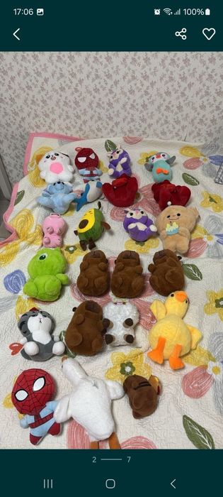 Игрушки мягкие.  .