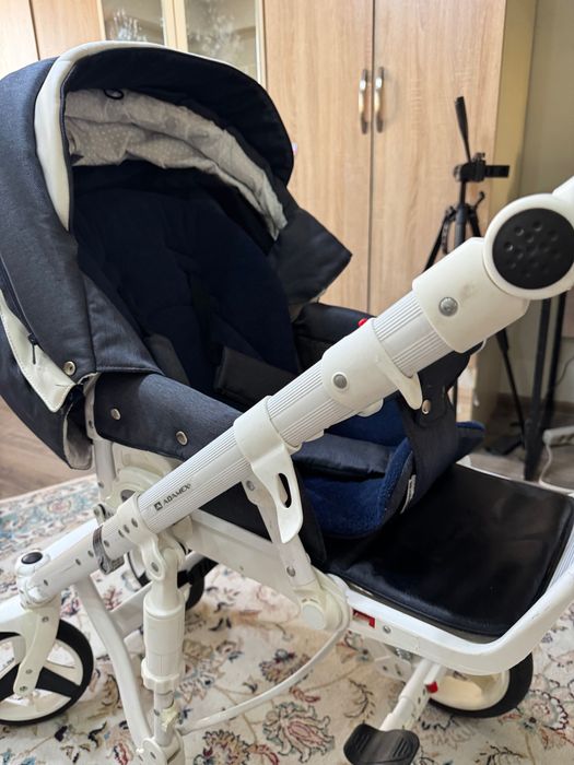 Продам б/у коляску Adamex Monte Carbon 3 в 1