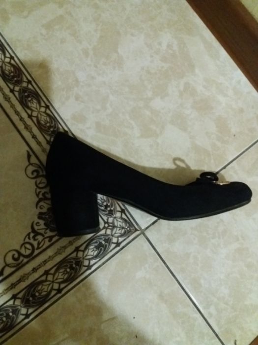 женские туфли из нубука