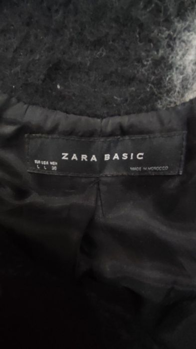 Пальто шерстяное Зара Zara