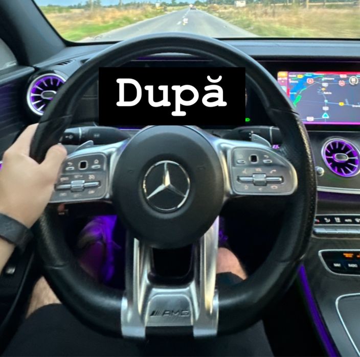 Ornament trim volan amg mercedes benz a , c , e , s , gle , glc class