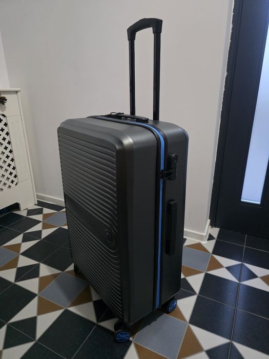 Troler cu 8 roti  Hanoi, ABS, 73 cm, Gri