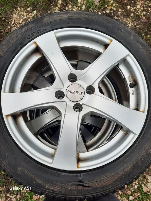 Ляти джанти с гуми зимни 4×100, 17цола