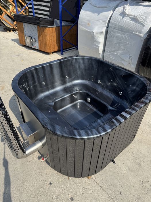 Ciubar patrat 2m x 2m acrilic cu soba slim