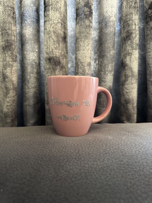 Ръчно инкрустирани чаши с кристали Swarovski