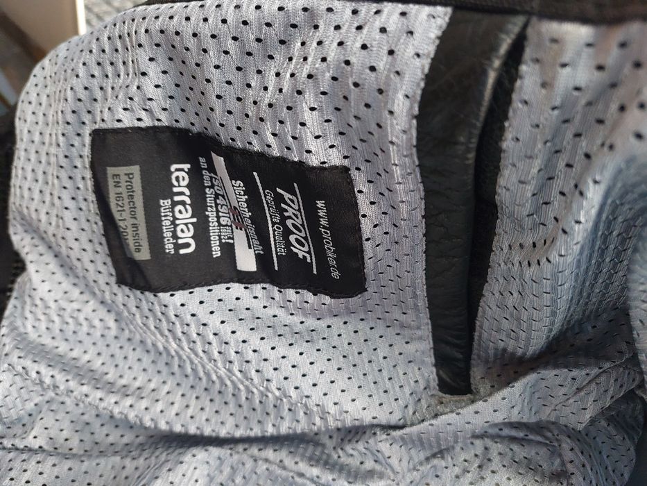 Кожен мото екип Probiker PRX-4 номер 54 на две части