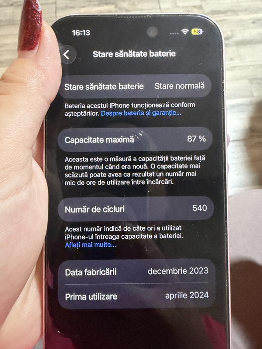 Vand iphone 15 128GB