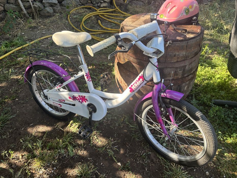 Момичешко колело втора употреба с подарък каска