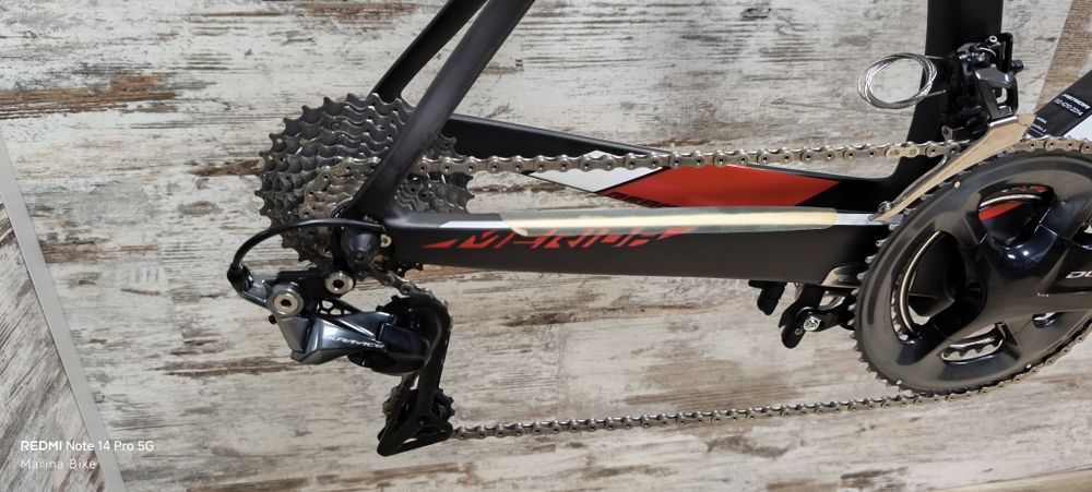 Карбонов шосеен велосипед без капли Merida Reacto Team Dura-Ace | L