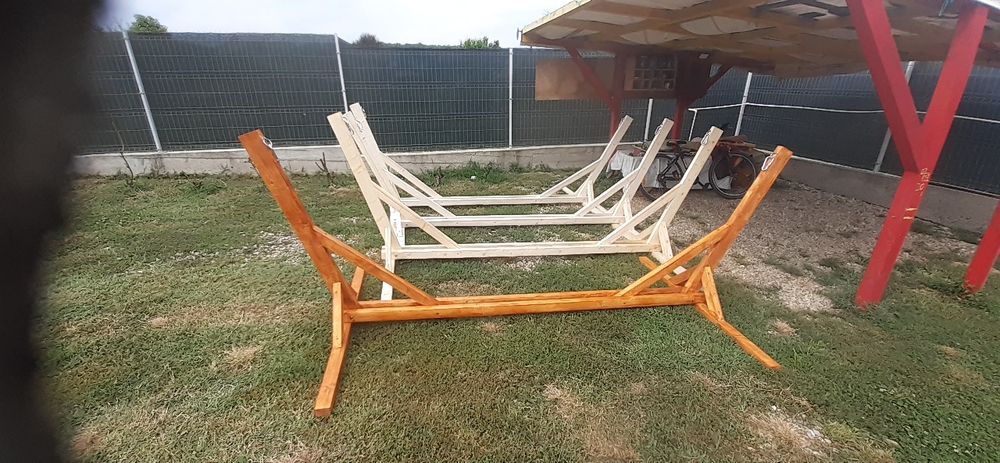 Suport hamac din lemn