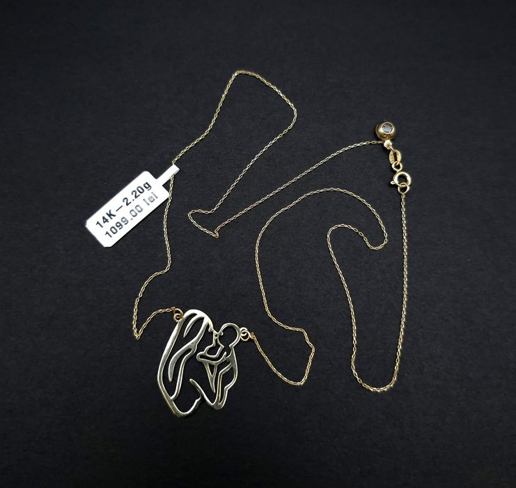 Bijuteria Royal lant din aur 14k 2.20 gr