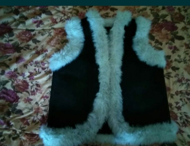 Жилет из овчины женский