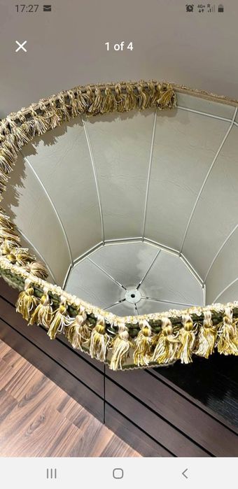 Abajur vintage foarte mare  60 cm